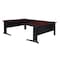 Regency Fusion U-Desk Shells, 96 D X 29 H, 72 W X Wood, Metal, Mahogany MUDS723042MH - alternate 1